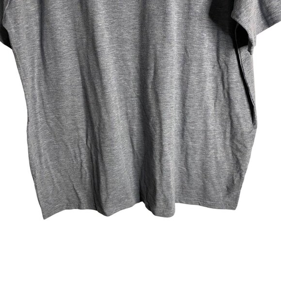 Under Armour Men's Heather Blue Crewneck Short Sleeve T-Shirt - Picture 3 of 8